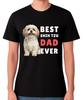 Best Shih Tzu Dad Ever T-Shirt Dog Lover Gift Men's Tee