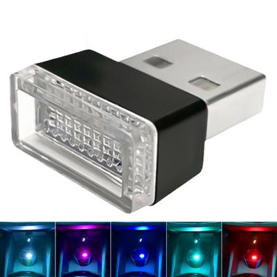 Atmosférická světla do auta USB LED ambientní osvětlení Plug-in USB Dekor noční světlo Univerzální příslušenství do interiéru auta