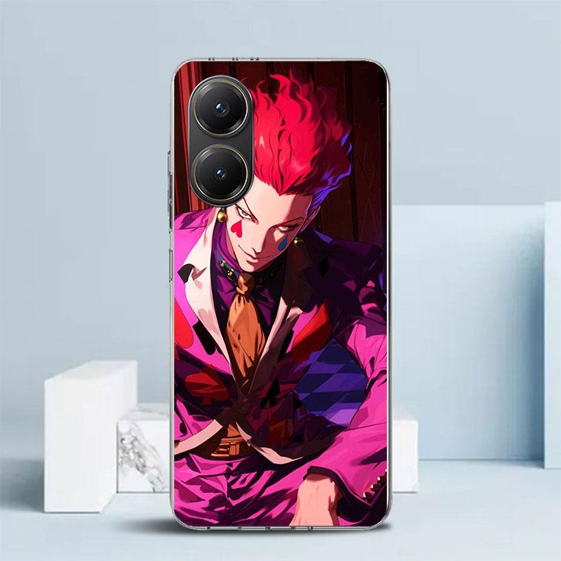 Huner X-Hunters Hisoka Phone Case For Xiaomi Poco F7 Ultra X5 X6 X7 Pro M7 Redmi 15C 15 13C 13 12C 12 10C 10 10A 9 9C 9A 9T Cove