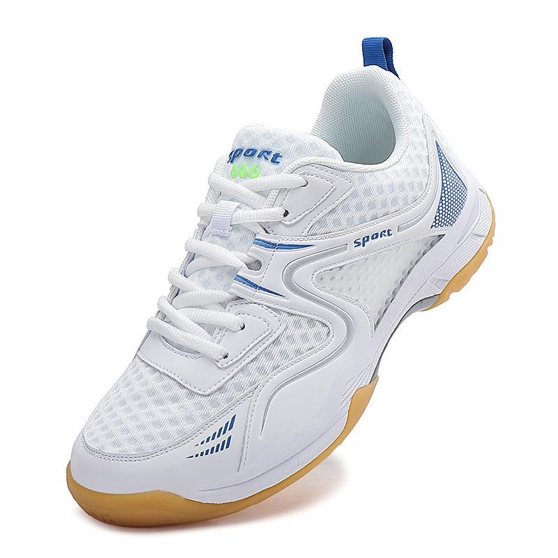 Professional tennis shoes couple badminton shoes beef tendon sole table tennis shoes breathable badminton shoes men's and women's