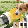 Strap Style Outdoor Water Bottle For Dogs Portable Dog Water Bottle Pet Companion Cup Outdoor Drinking Cup For Dogs