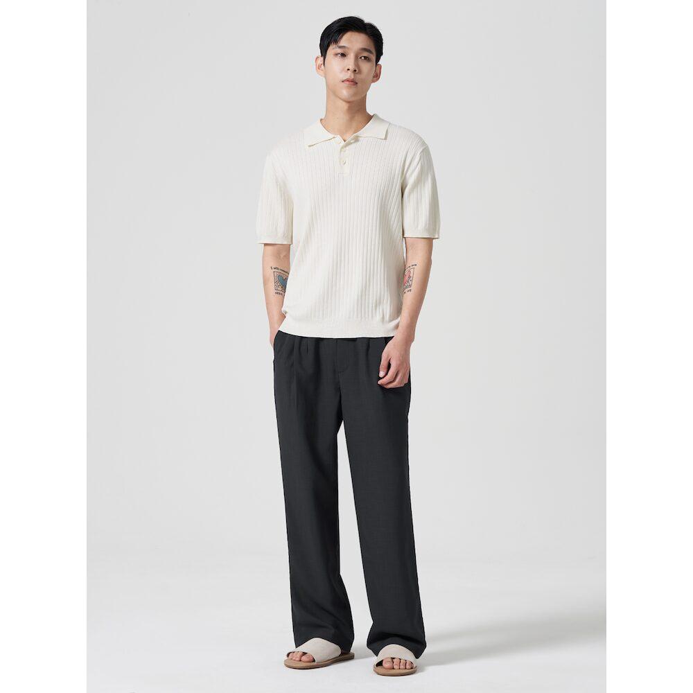 8SECONDS Lecture Wide Banding Slacks Ash (424721Ly74)