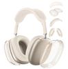 Applicable AirPods Max Over-Ear Headphones Transparent Glitter Silicone Case