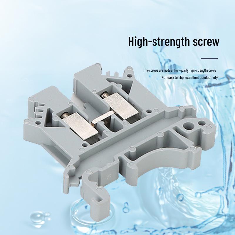 Rail-Type UK-2.5B Universal Terminal Block Connector, Solder Type