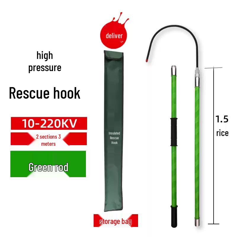 High Voltage Insulated Rescue Hook