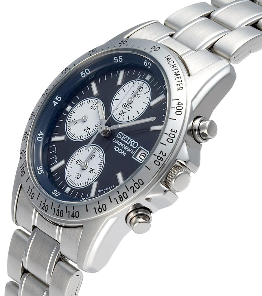 [Import Seiko] Montre-bracelet SEIKO, Importée de l'étranger, SND365PC, Bleu foncé, Homme