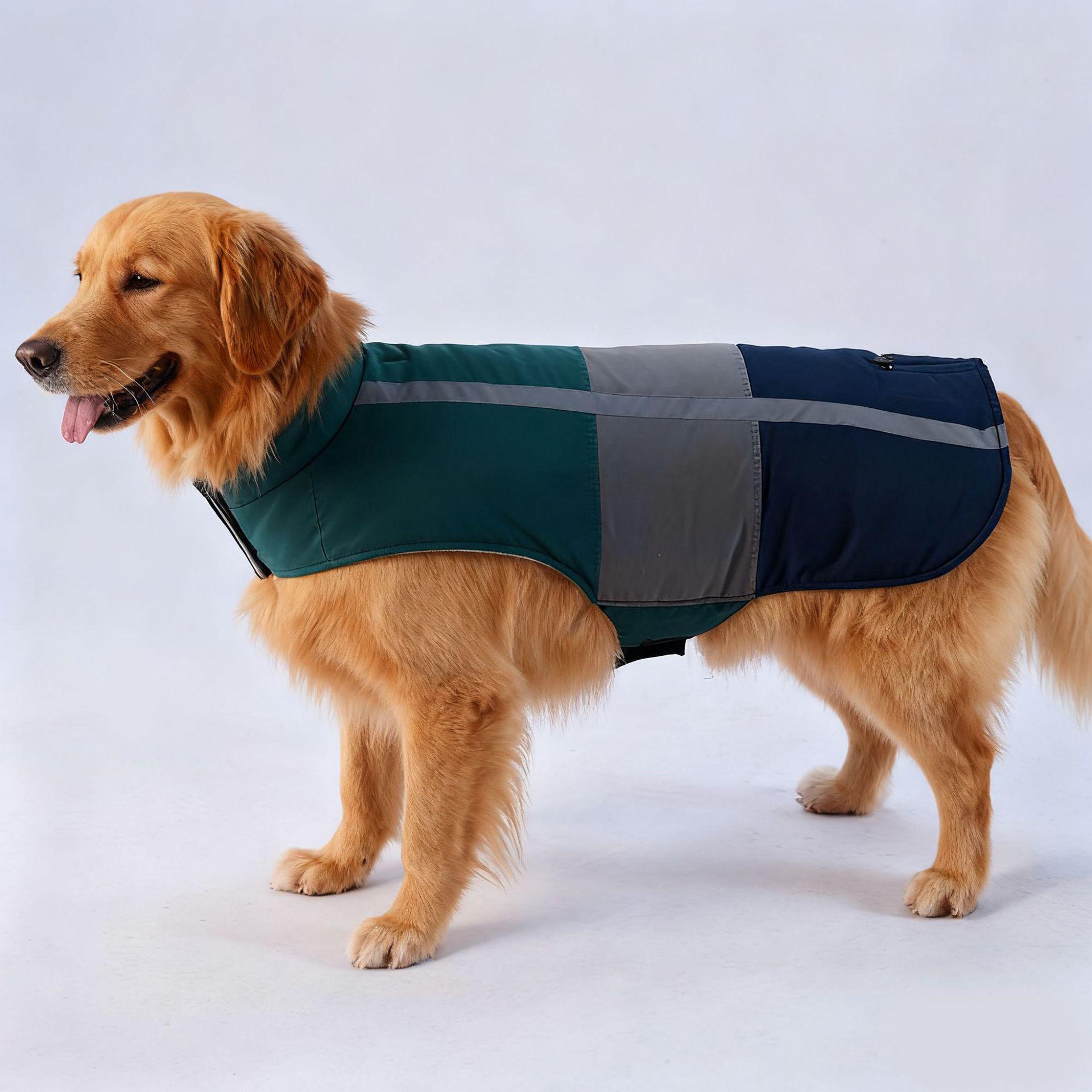 

Autumn/Winter Thickened Velcro Coat for Medium Dogs - Warm & Comfortable Cotton Pet Clothing S