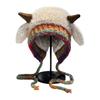 Korean Style Ear Protection Hat Soft Women Fluffy Hat Plush Pullover Hats  Autumn and Winter