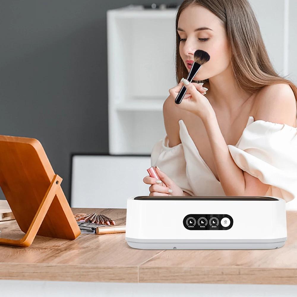 650ML Ultrasonic Jewelry Cleaner High Frequency Vibration Braces Cleaner Dentures