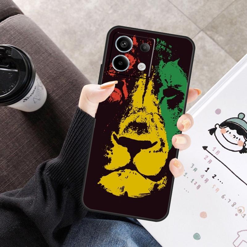 

Bob Marley Rasta Lion Cover For Xiaomi Redmi Note 14 13 10 11 12 15 Pro Plus Case For Redmi 15C 13C 12C 10C 14C 15 Redmi Note 12 Pro 4G