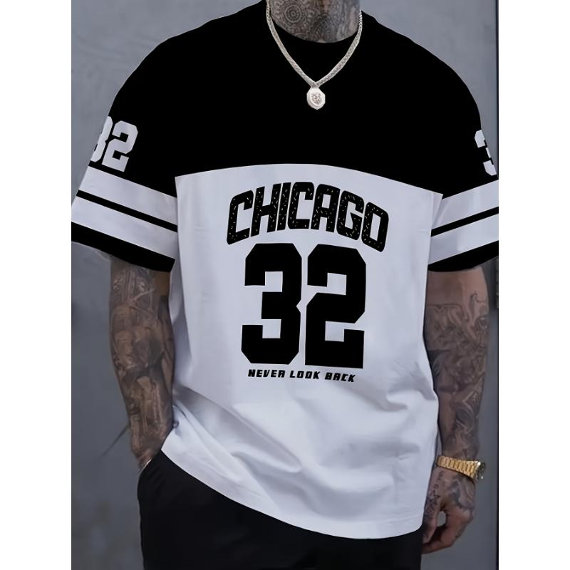 Men s Summer Creative Fashion 3D Digital Print T-Shirt XXS