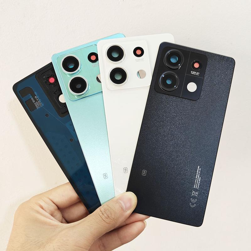 OEM A+ Back Cover For Xiaomi Redmi Note 13 5G , Back Door Replacement Battery, Rear Housing Cover +Adhesive +Camera Lens