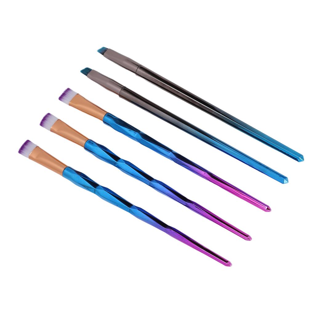 5pcs Nail Art Brushes Set Professional Home Salon Novice DIY Nail Painting Brush for Nail Extension