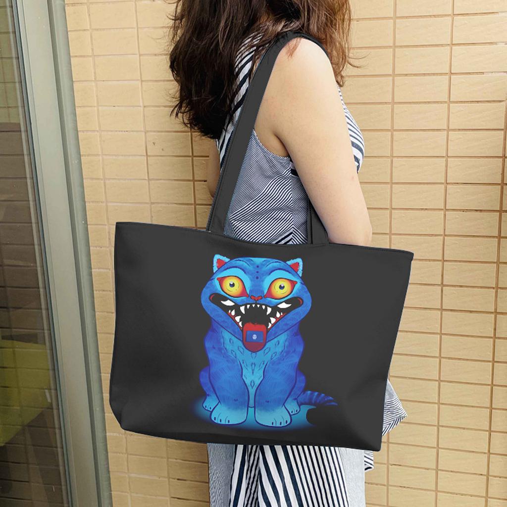 Group One-shoulder Leather Bag Tote Bag One-shoulder Bag PU Large Capacity  Cartoon