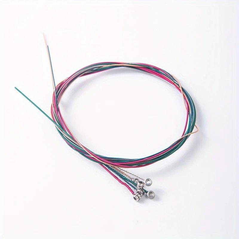 6Pcs/Set High-Quality Acoustic Guitar Strings - Replacement Guitar Strings Premium Guitar Accessories