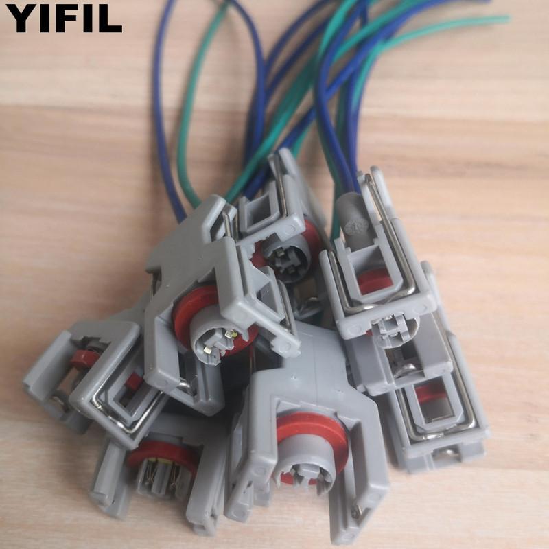 For Delphi 2 pin 2 WaY Diesel Injector Connector wiring harness Plug Common Rail Injector Connector For Ford, Renault, Nissan