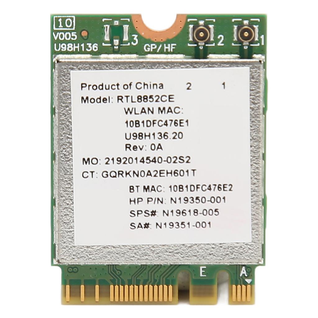WiFi 6E Wireless Card 2.4GHz 5GHz 6GHz 5374Mbps NGFF BT5.3 Low Delay Wireless Network Card for Computer Networking