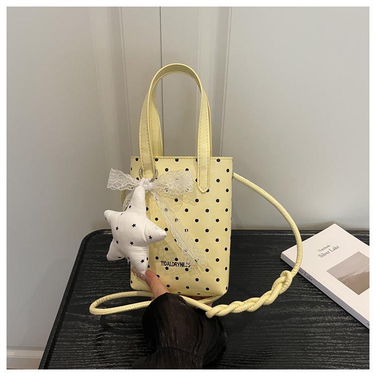 Trendy 2026 Summer Korean Polka Dot Crossbody & Shoulder Bag