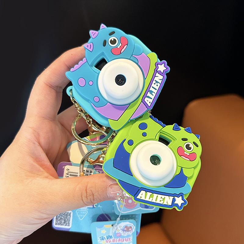 Banbanlong Projection Camera Keychain Pendant Creative Multifunctional Trinket Men'S And Women'S Cartoon Bag Pendant