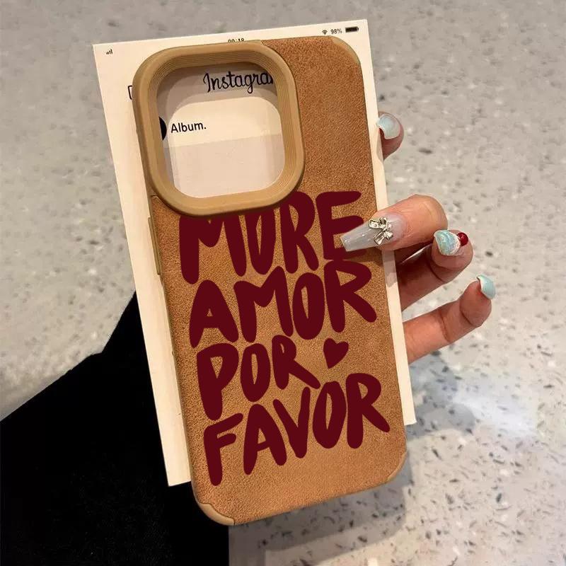 Love Heart For You Cute Luxury Executive Shockproof Phone Case For 15 Plus iPhone 16 15 14 13 12 17 Pro Max 11 Pro X XS XR Funda