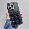 Luxusní silikonové pouzdro s texturou liči pro iPhone 17 16 15 14 13 12 11 Pro Max XR X XS Plus 3D přísavka Airbag Nárazuvzdorný kryt
