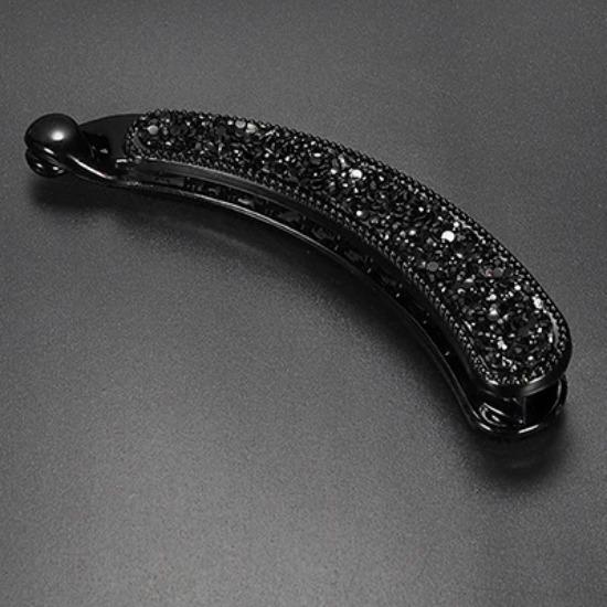 Shining Rhinestone Women Girls Hairpins Banana Barrettes Clip Korean Style for Elegant Female  Hair Clip Hair Accessories