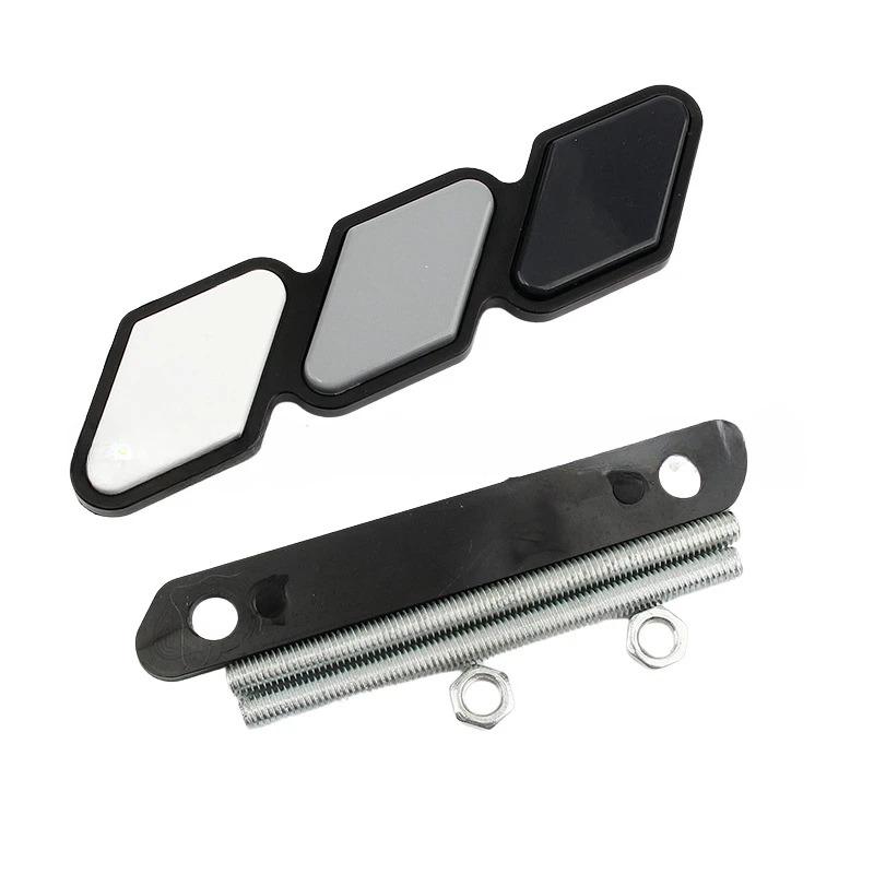3 Colors Grille Badge Emblem Logo Car Accessories for Toyota Tacoma Tundra 4Runner TRD Highlande Rav4 CHR Strip Air Inlet Auto