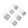 410PCS Cotter Pin Assortment Kit In 6 Different Sizes Galvanized Steel Heavy Duty Straight Shaped Hardware Pins for