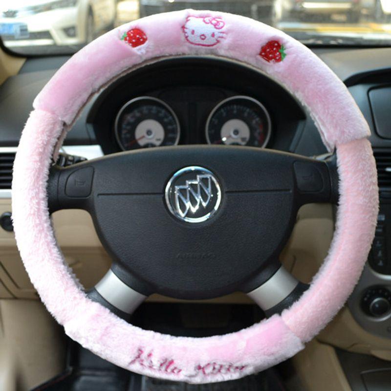 Plush Autumn And Winter Kitty Korean Cute Car