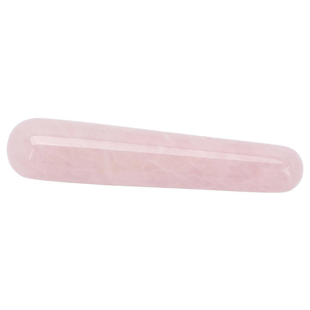 Jade Stone Massage Wand Stick Natural Rose Quartz Gua Sha Scraping Massage Tool
