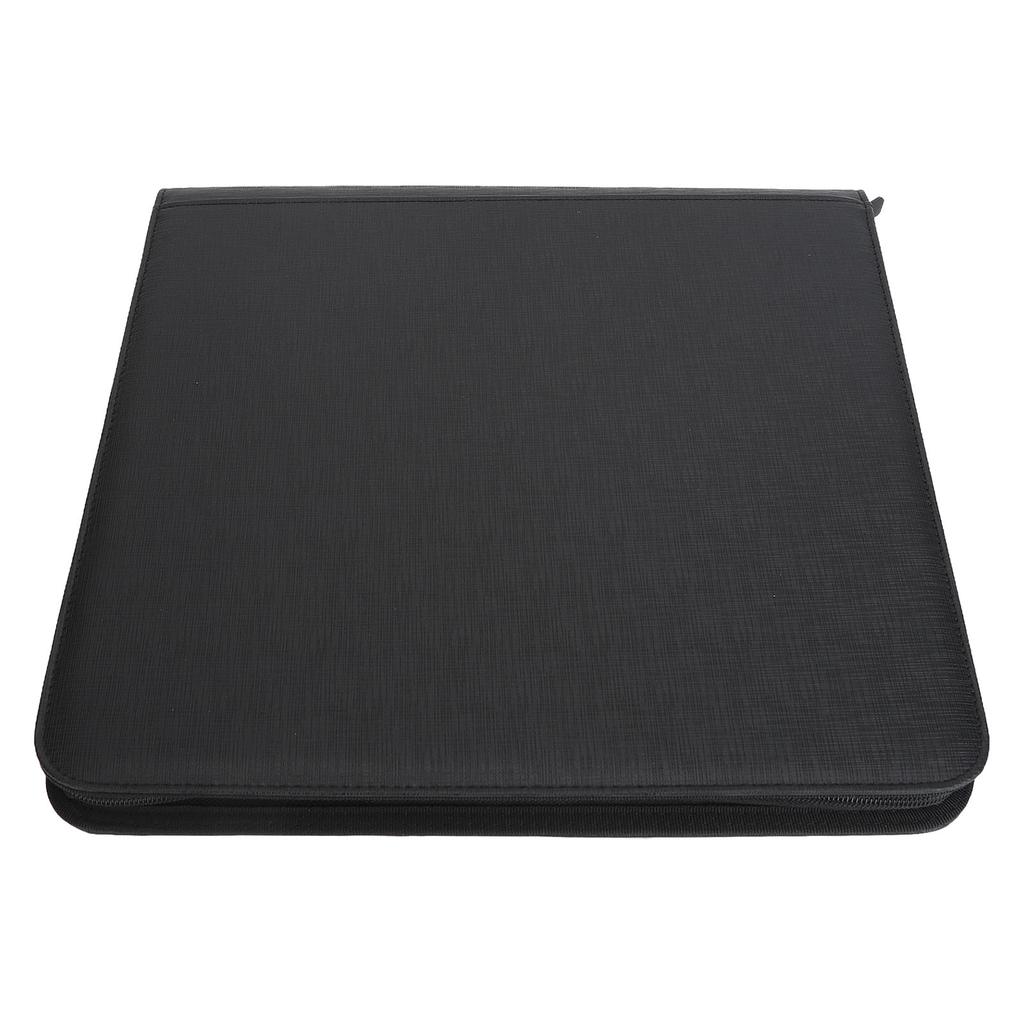 Zip Trading Card Album PU and PP Transparent 480 Cards Black Waterproof Trading Album Display Holder for Gaming Cards