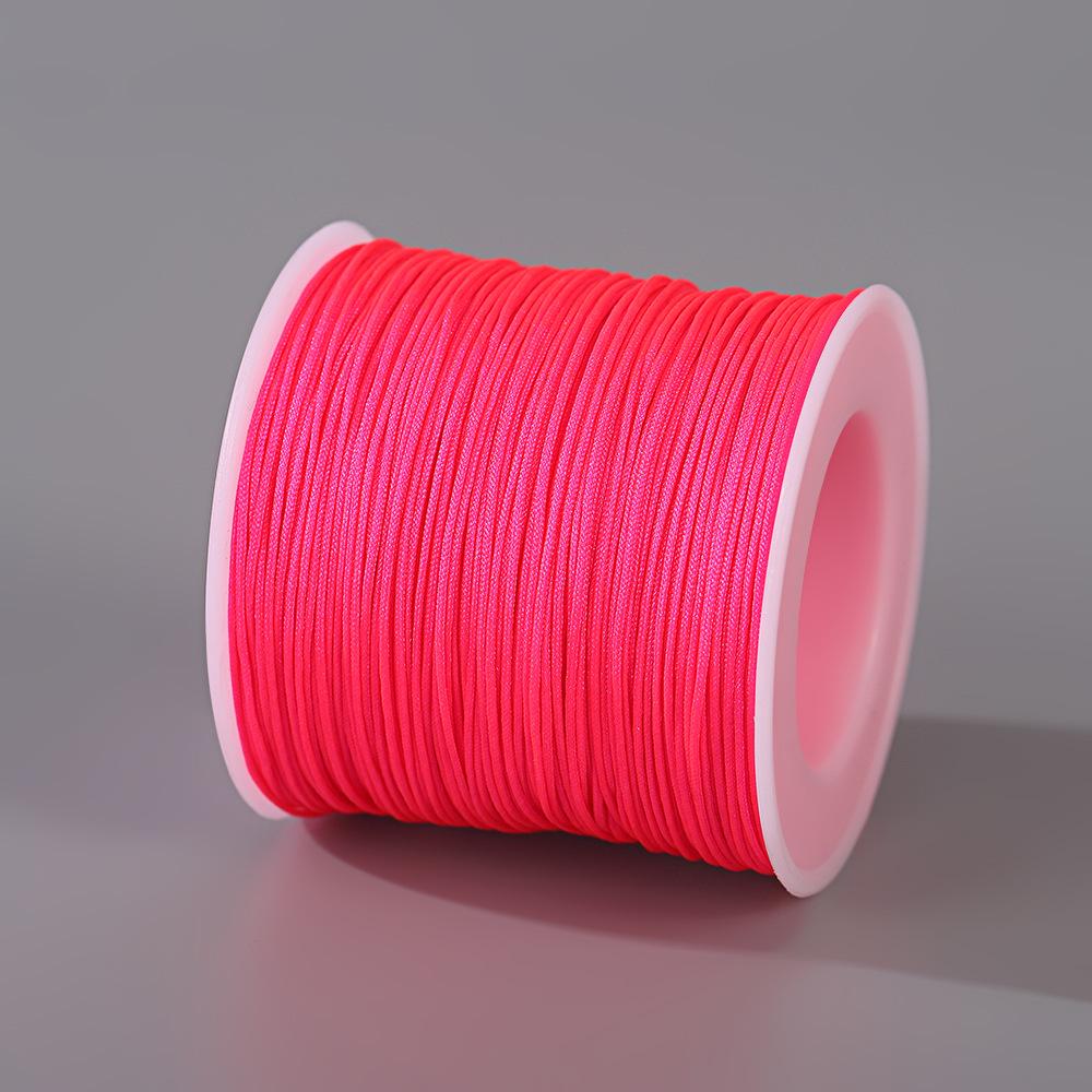 Handmade No. 72 Jade Thread - 0.8mm Wear-Resistant String for Jewelry Crafting, Hand Rope, Bracelets, DIY Necklaces, 50m