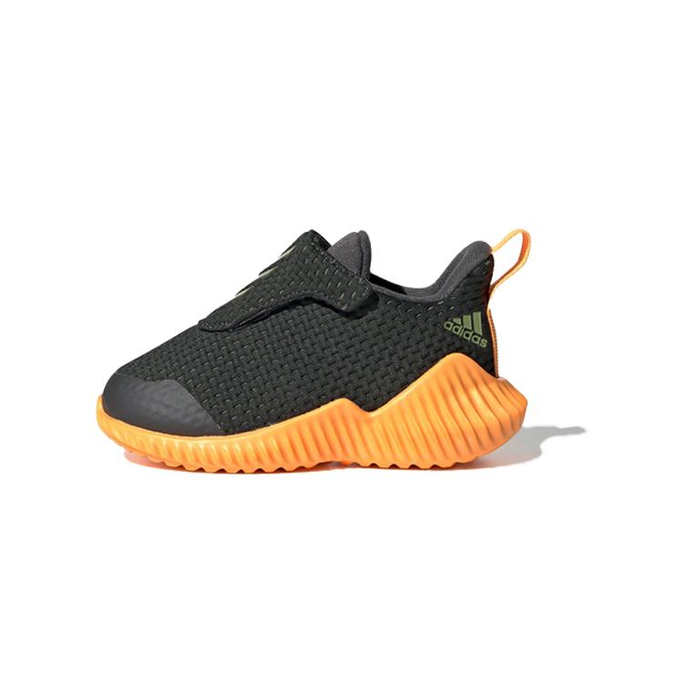

Adidas Fortarun Нескользящие Нескользящие Низкие Детские Кроссовки Черно-Желтые Для Младенцев и Малышей EE4196 25.5