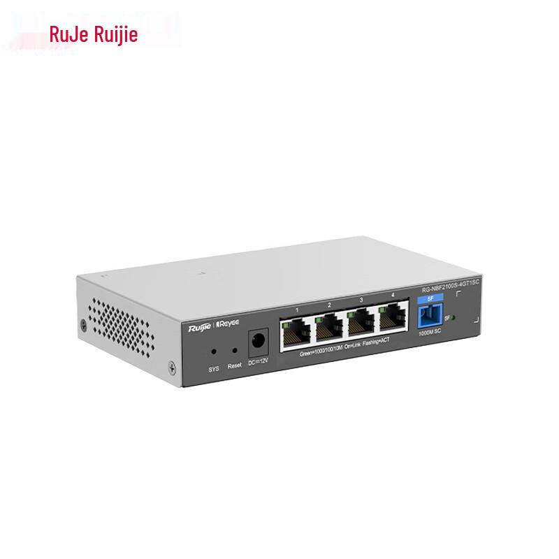 Ruijie RG-NBF2100S-4GT1SC 4-Port Gigabit Optical Access Switch