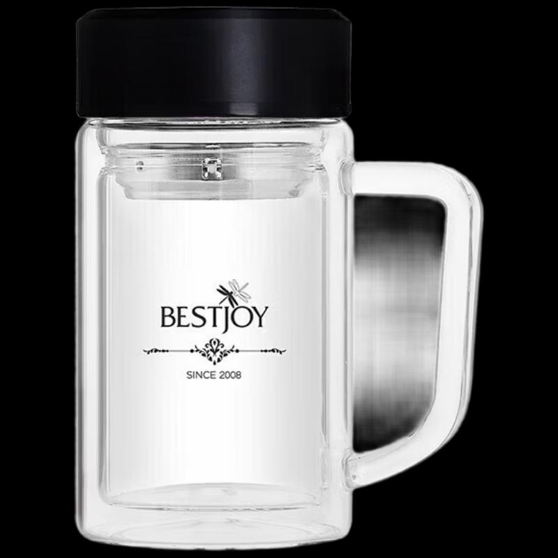 FUGUANG Double-Layer Borosilicate Glass Office Cup