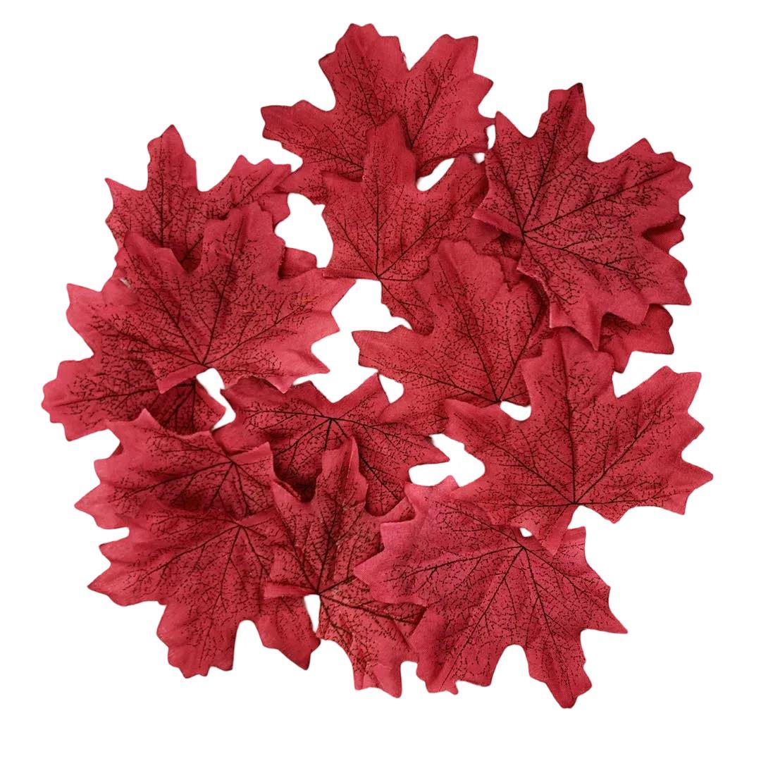 

Autumn Maple Leaf Wall Decor: Nordic-Style Single Leaf for Weddings and Photo Shoots 50 pieces