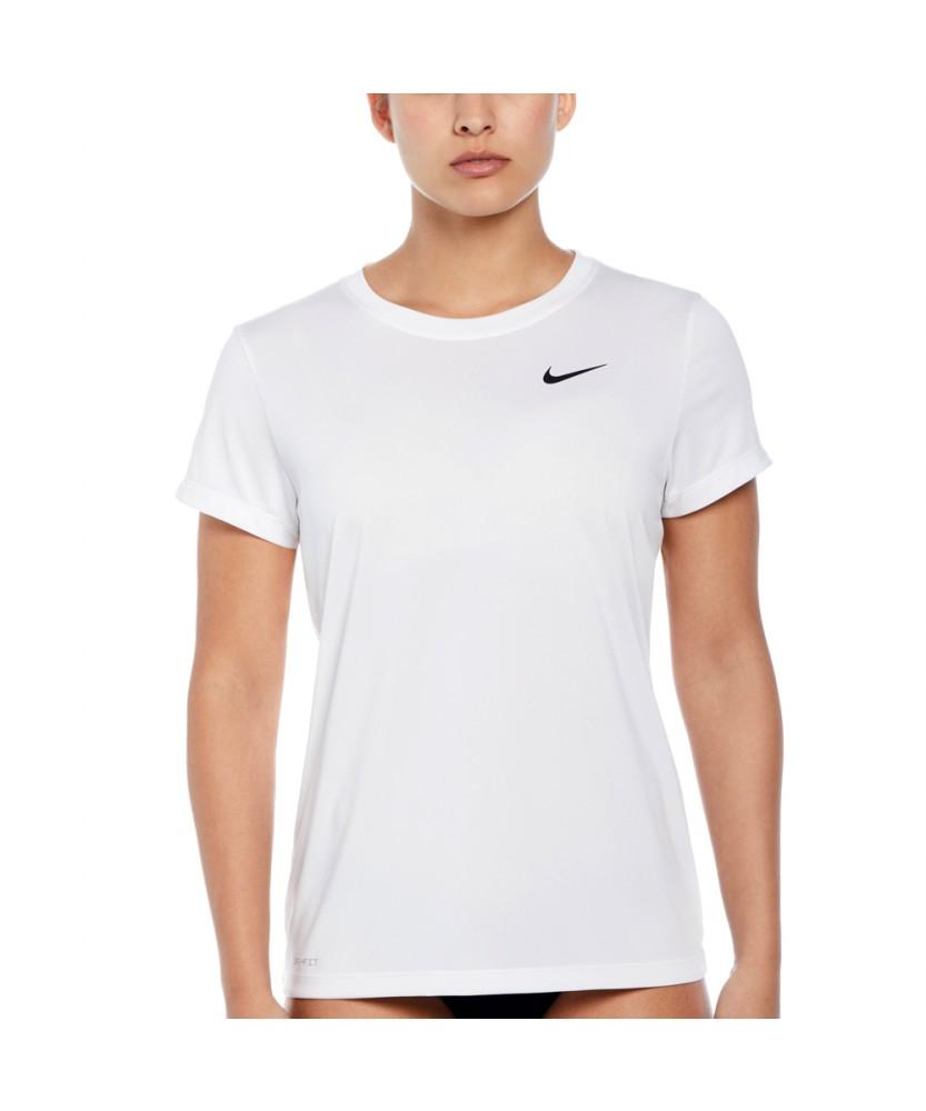 NIKE SWIM Women'S Rash Guard Essential Short Sleeve Hydro Guard Nessd350-100