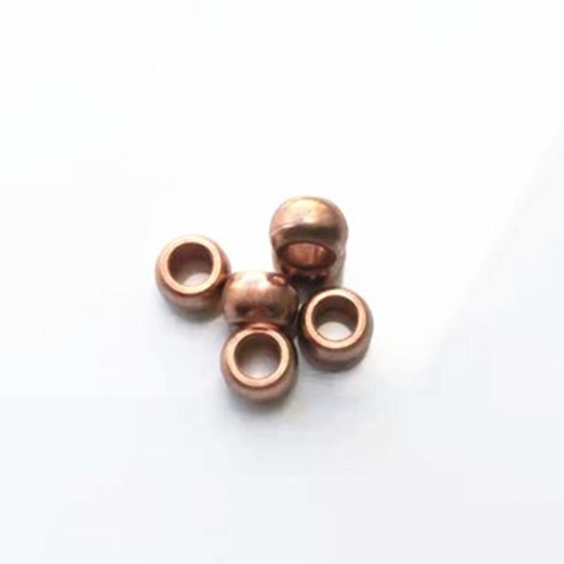10pcs Ball Bearing Inner Diameter 6mm Ball Diameter 11mm Height 7mm Iron Copper Base Powder Metallurgic Copper Sleeve Gear