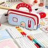 Large Capacity Pencil Case House Design Pen Bag Fashion Pencil Pouch  School Supplies