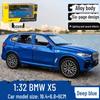 Xinao 1:32 Bao X5 Off-Road SUV Alloy Six-Door Car Model with Sound & Light Pull-Back Toy