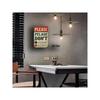 Vintage Metal Wall Art Sign, Retro Bar Decor Plaque 8x12 Inch