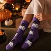 Women's Halloween Mid Calf Socks Thick Warm Cute Funny Loungewear Socks