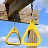 Plastic Yellow Kids Children Flying Gym Rings Pull Up Ring for Sports Game Outdoor Indoor Fitness