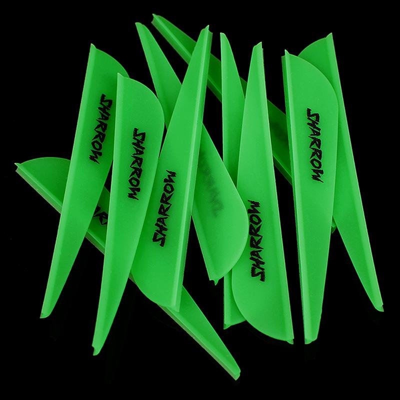 50Pcs 3 Inch Archery Arrow Feather Feather Rubber Vanes Fletching For Aluminum Fiberglass Carbon Arrow Shaft Accessories