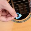 20PCS Non-sticky Black Rubber Grips for Guitar Picks Stop Dropping  Pick Pads Round Gasket Hand Holder 2mm Thickness