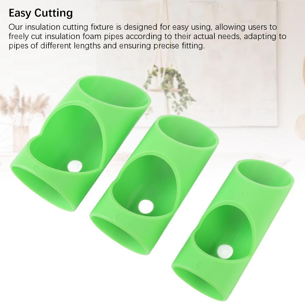 3Pcs Convenient Durable Foam Tube Cutter Practical Stable Cutting Tool Handheld Tool Set Manual DIY