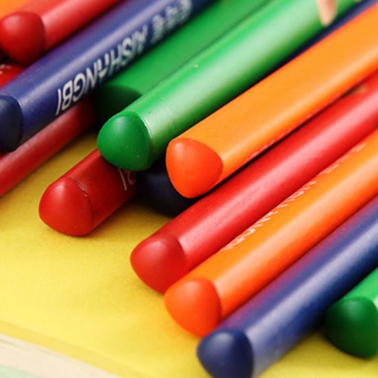 12Pcs Triangle Grip Pencil Set with Ergonomic Finger Holes Students Lead-free Pencil