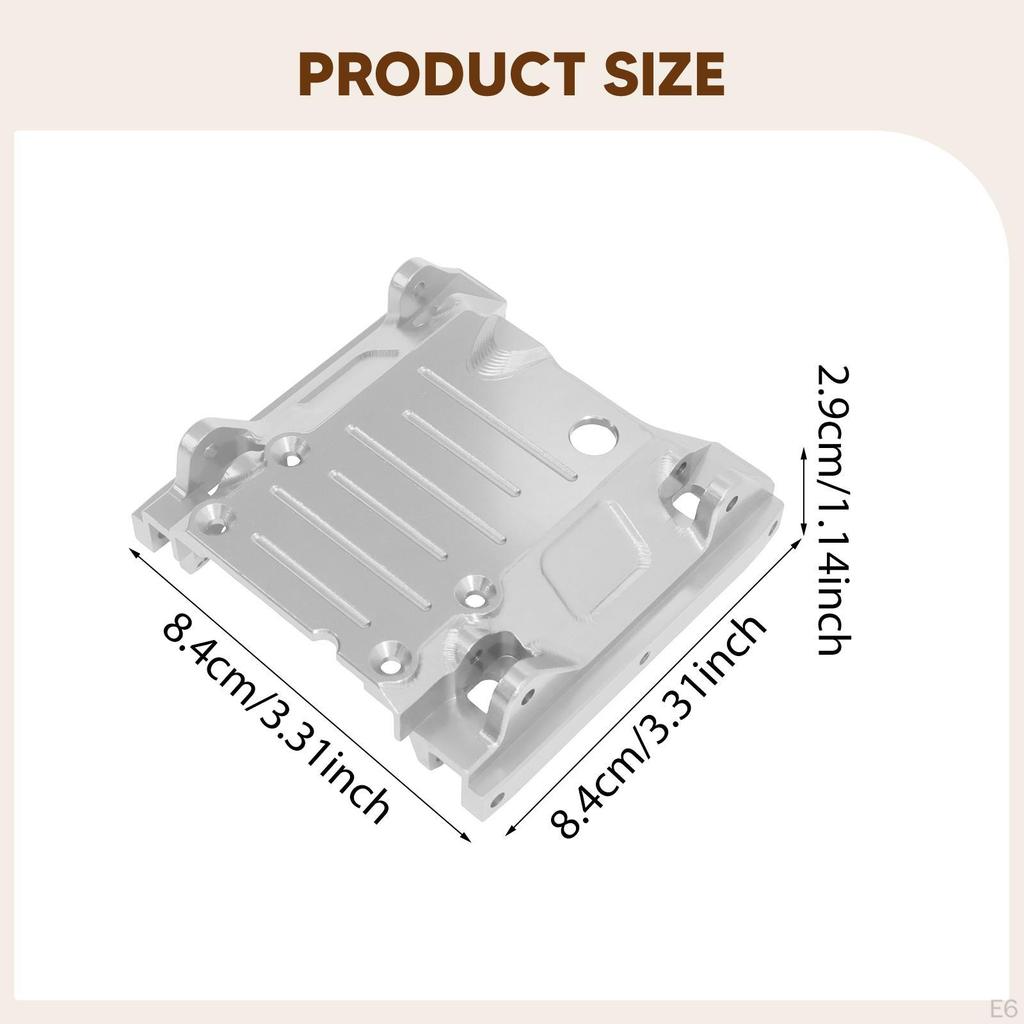 Gearbox Base Aluminum Alloy DIY Modified Upgrade Part Transmission Mount for H12Y 1/12 RC