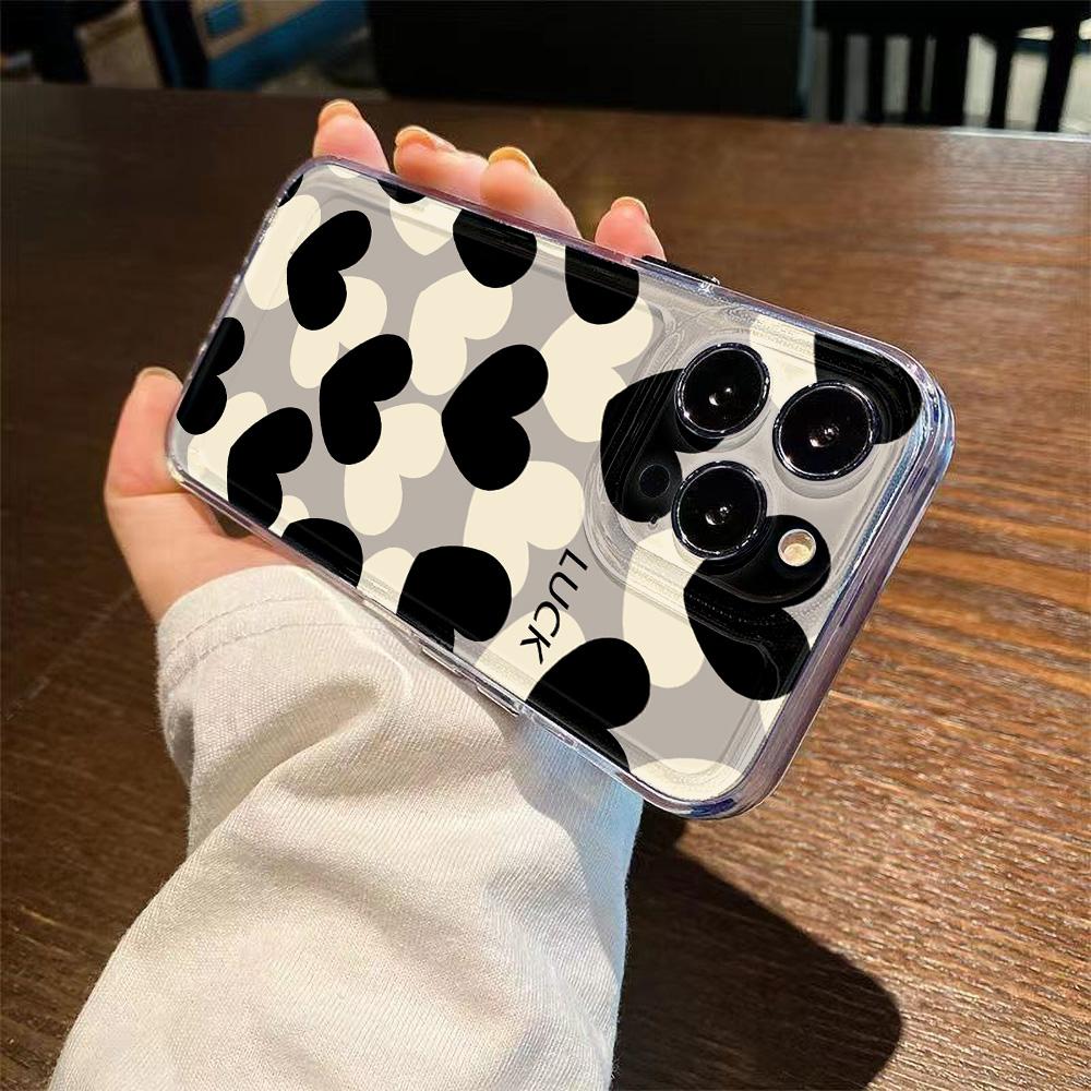 Love Heart Phone Case For Samsung Galaxy S25 Ultra Funda S24 S23 FE S22 S21 S20 FE S10 Plus Silicone Transparent Covers Carcasa