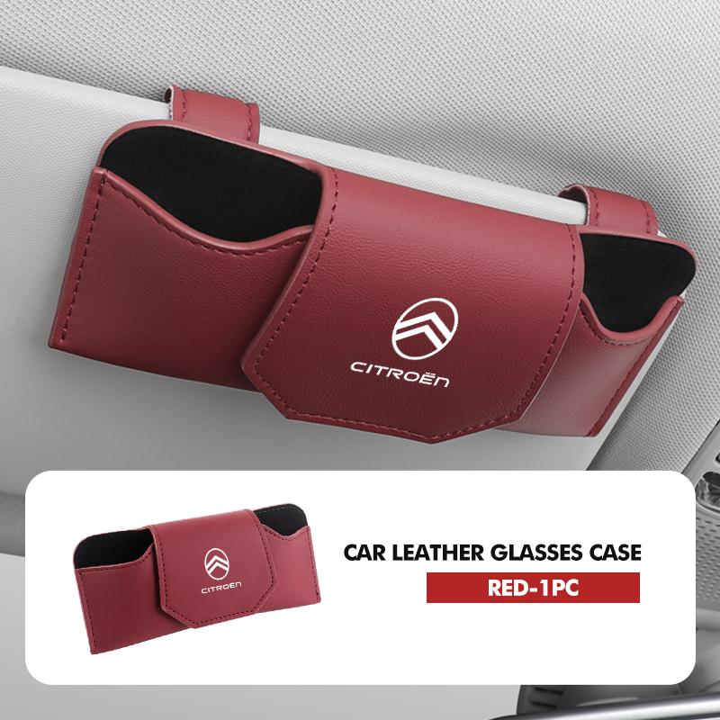 

For Citroen Car Sun Visor Glasses Box Sunglasses Protect Case Accessorie C4 C3 C5 C1 C2 C6 C4L DS3 DS4 Berlingo Picasso Jumper